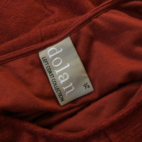 ANTHROPOLOGIE XS Dolan Rust Piper Pleated Dress - Picture 5 of 6